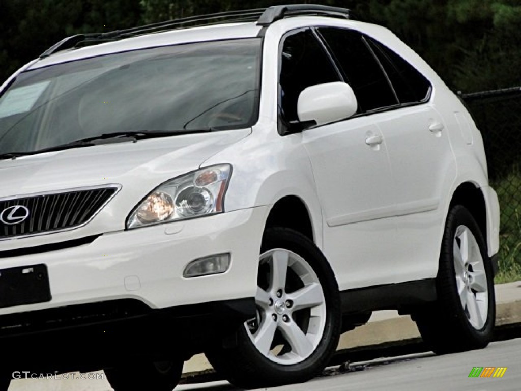 2006 RX 330 - Crystal White Pearl / Ivory photo #35