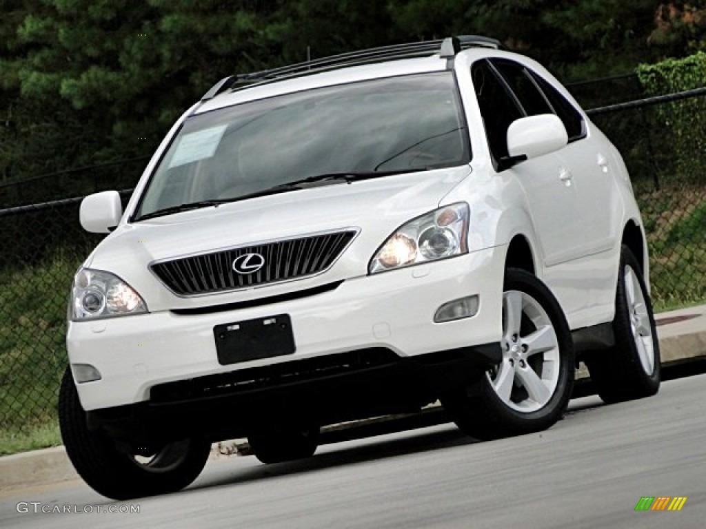 2006 RX 330 - Crystal White Pearl / Ivory photo #36