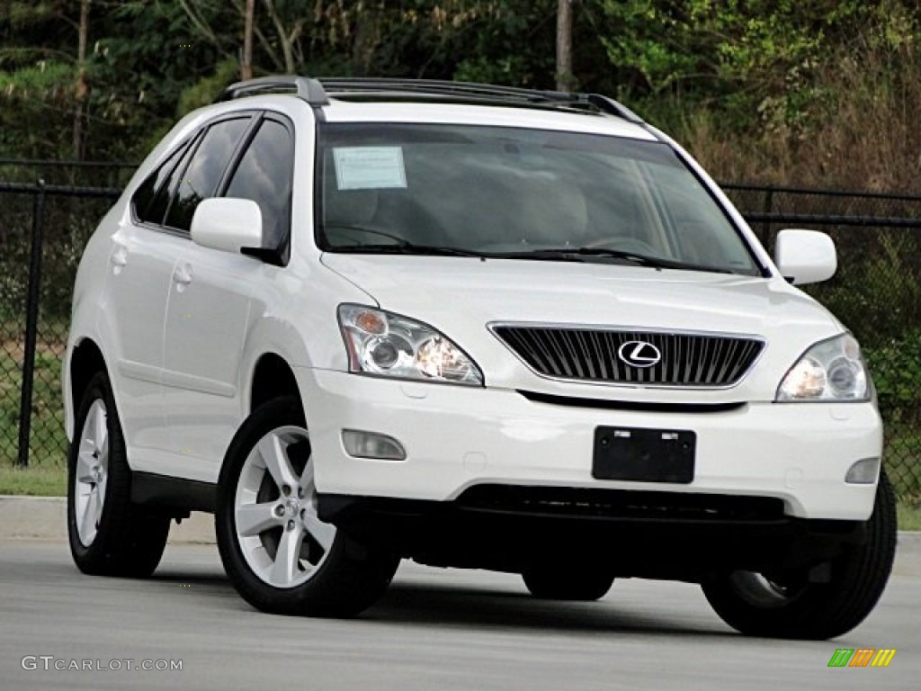 2006 RX 330 - Crystal White Pearl / Ivory photo #42