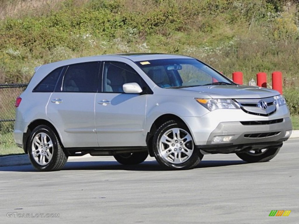 Billet Silver Metallic 2008 Acura MDX Technology Exterior Photo #98322529