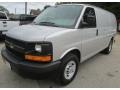 2012 Sheer Silver Metallic Chevrolet Express 2500 Cargo Van  photo #2