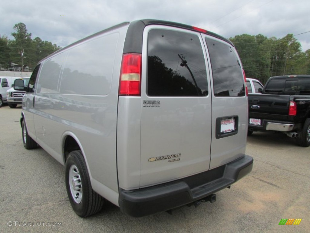 2012 Express 2500 Cargo Van - Sheer Silver Metallic / Neutral photo #4