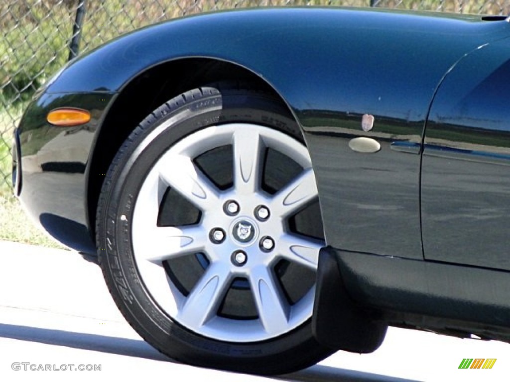 2003 XK XK8 Convertible - British Racing Green / Cashmere photo #28