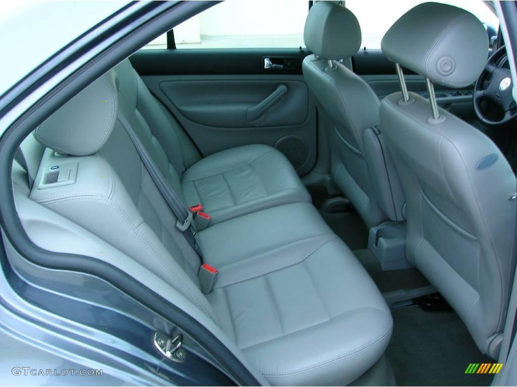 2005 Jetta GLS Sedan - Platinum Grey Metallic / Light Grey photo #18