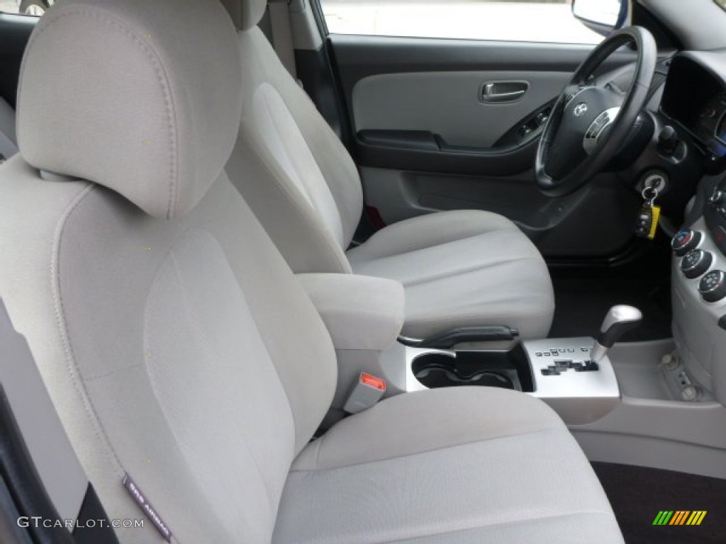 2009 Elantra SE Sedan - Regatta Blue / Gray photo #4