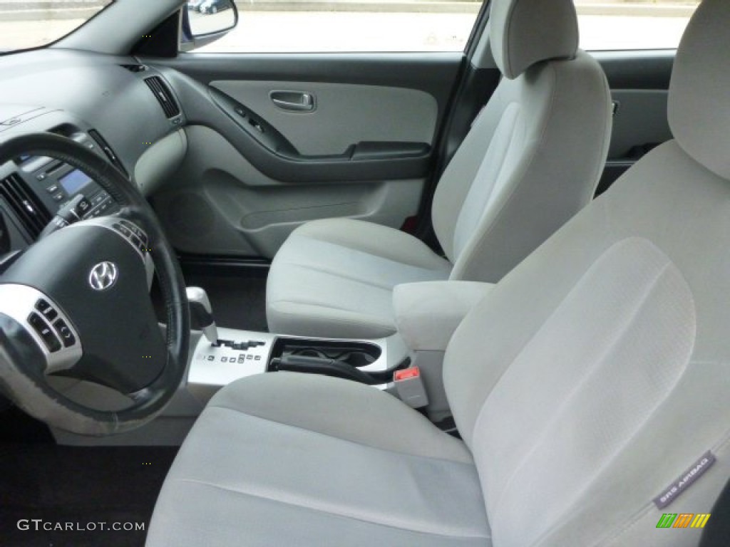 2009 Elantra SE Sedan - Regatta Blue / Gray photo #13