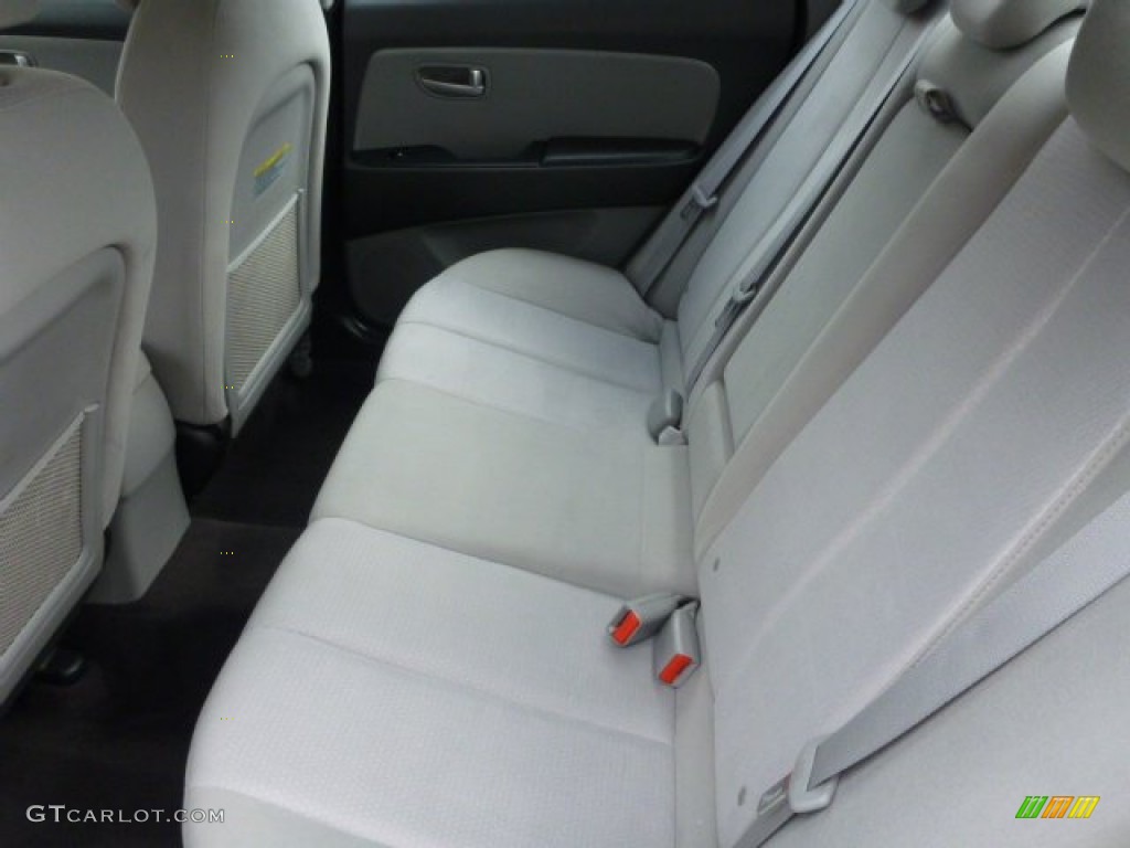 2009 Elantra SE Sedan - Regatta Blue / Gray photo #14