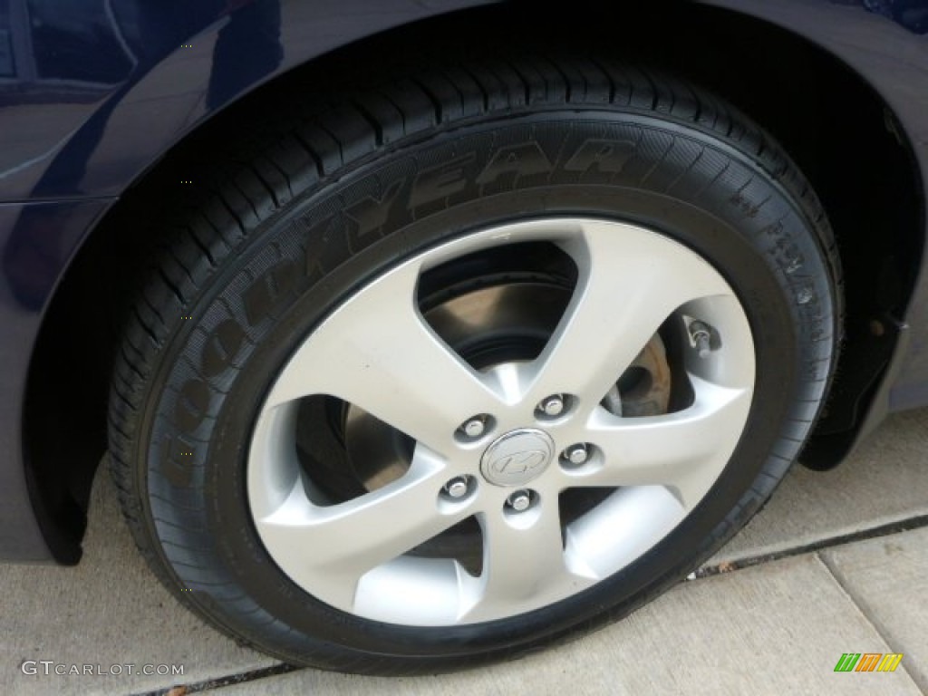 2009 Elantra SE Sedan - Regatta Blue / Gray photo #25