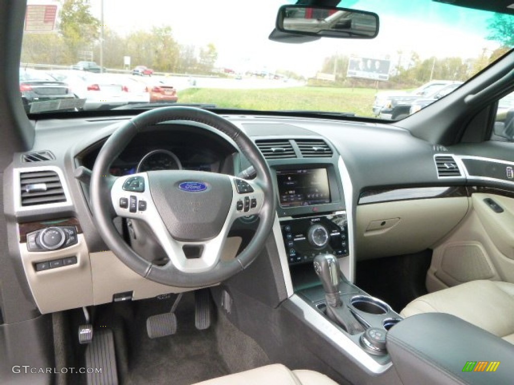 2013 Explorer Limited 4WD - Ginger Ale Metallic / Medium Light Stone photo #14