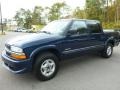 Indigo Blue Metallic 2004 Chevrolet S10 LS Crew Cab 4x4