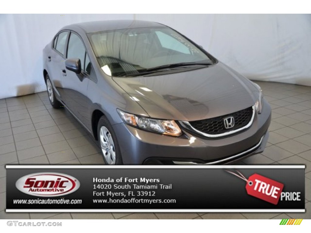 Modern Steel Metallic Honda Civic