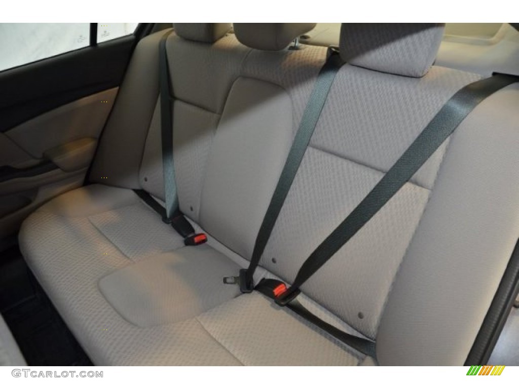 2015 Civic LX Sedan - Modern Steel Metallic / Gray photo #23