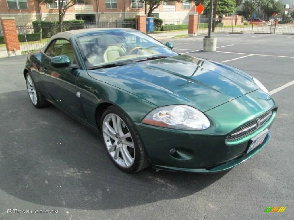 British Racing Green 2007 Jaguar XK XK8 Convertible Exterior Photo #98326725