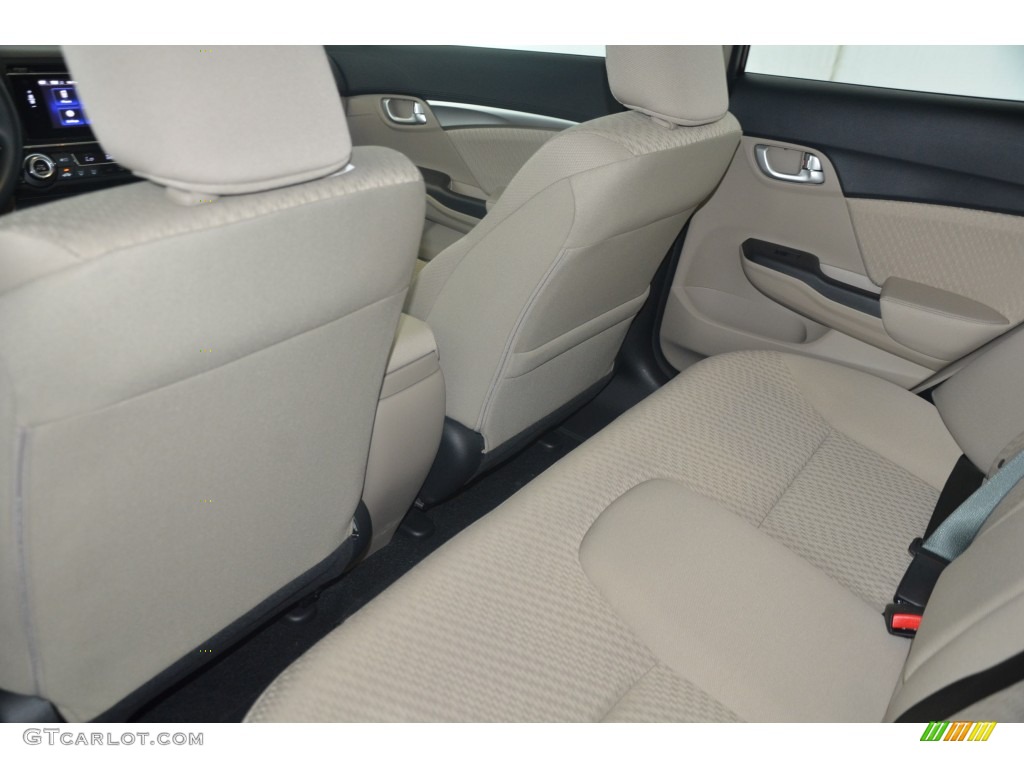 2015 Honda Civic EX Sedan Rear Seat Photo #98327196