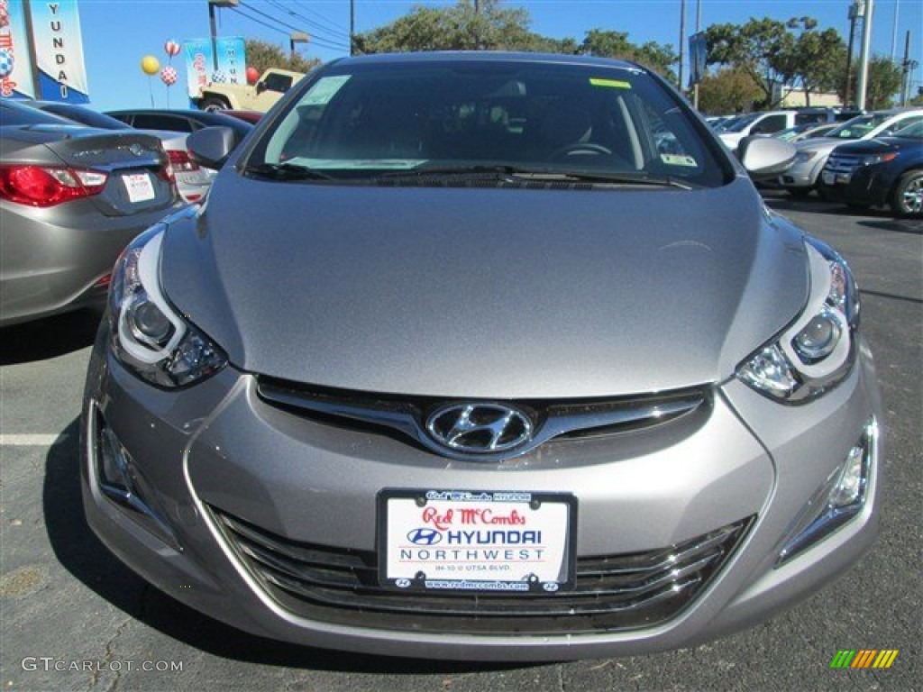 2015 Elantra Sport Sedan - Titanium Gray Metallic / Gray photo #2
