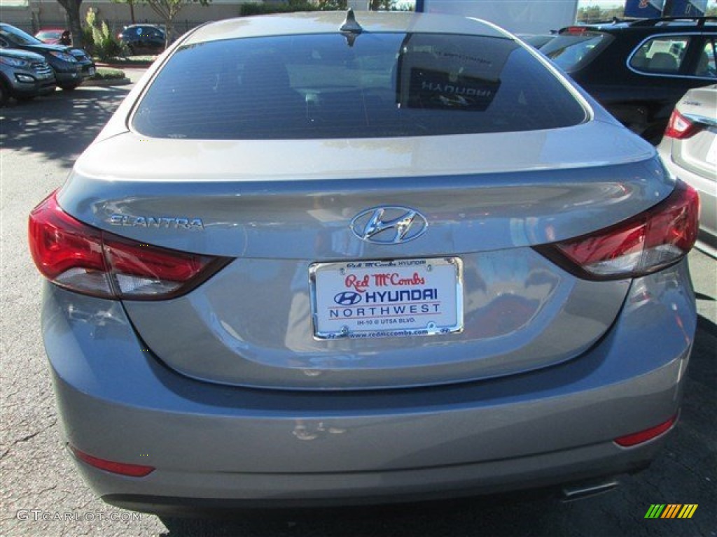 2015 Elantra Sport Sedan - Titanium Gray Metallic / Gray photo #5