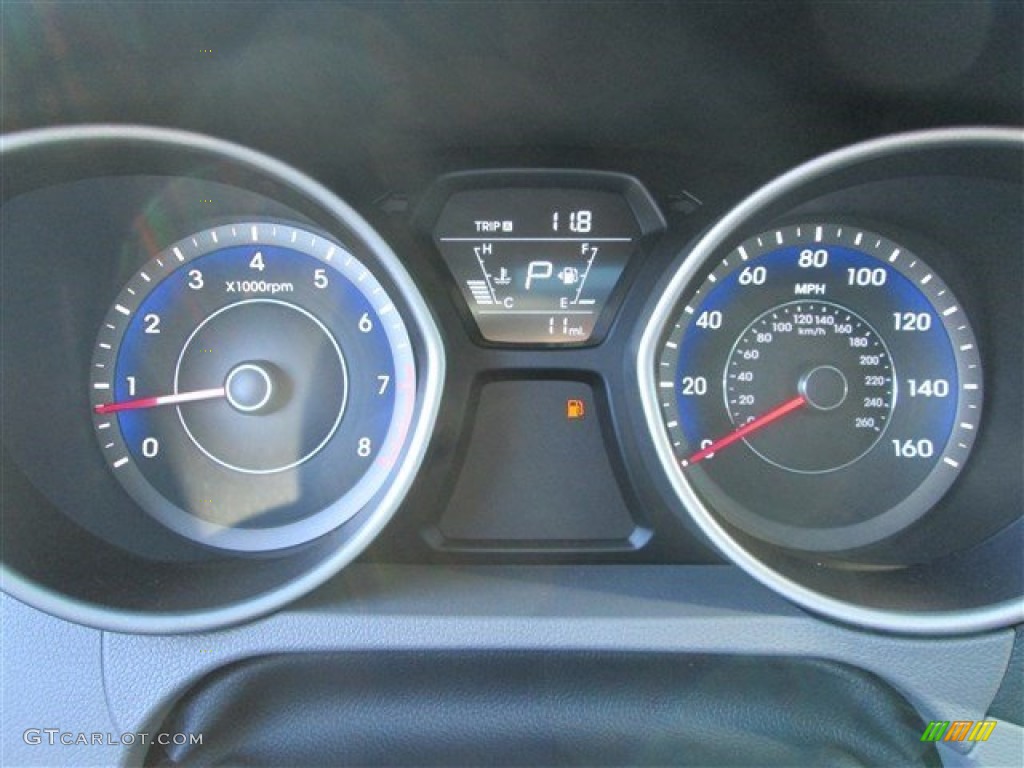 2015 Elantra Sport Sedan - Titanium Gray Metallic / Gray photo #19