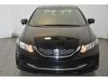 2015 Crystal Black Pearl Honda Civic EX Sedan  photo #2