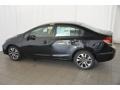 2015 Crystal Black Pearl Honda Civic EX Sedan  photo #4