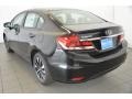 2015 Crystal Black Pearl Honda Civic EX Sedan  photo #5