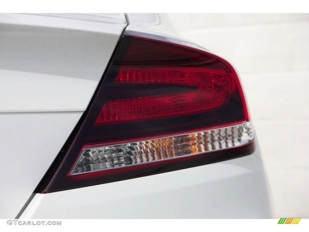 2015 Civic EX Coupe - Taffeta White / Gray photo #6