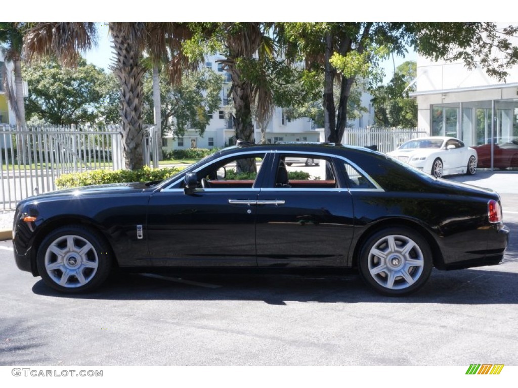 Diamond Black 2011 Rolls-Royce Ghost Standard Ghost Model Exterior Photo #98330854
