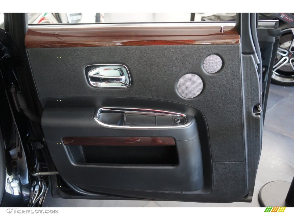 2011 Rolls-Royce Ghost Standard Ghost Model Black Door Panel Photo #98331890