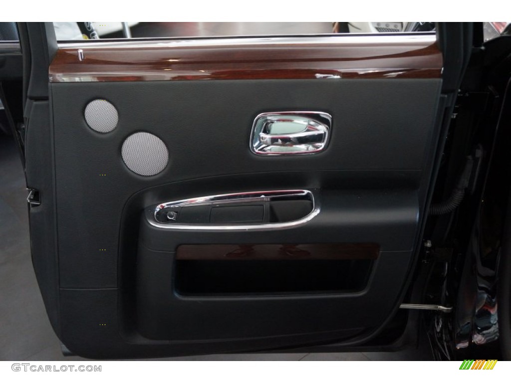 2011 Rolls-Royce Ghost Standard Ghost Model Black Door Panel Photo #98332257