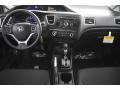 Black 2015 Honda Civic LX Sedan Dashboard