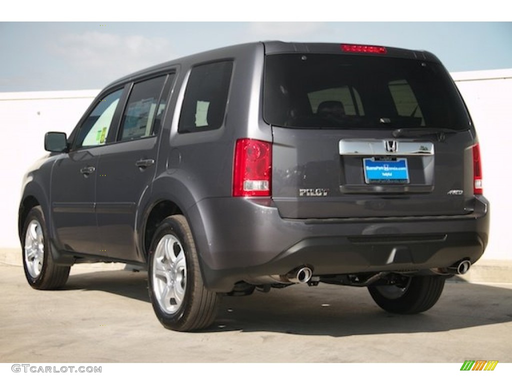 2015 Pilot EX 4WD - Modern Steel Metallic / Gray photo #2