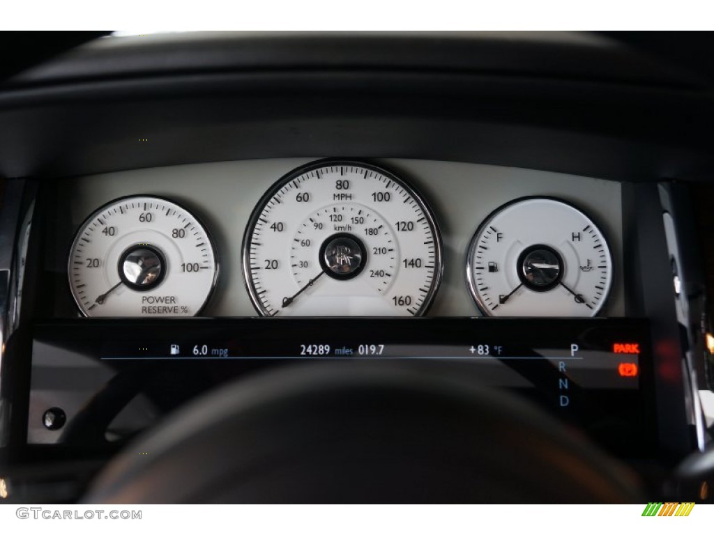 2011 Rolls-Royce Ghost Standard Ghost Model Gauges Photos