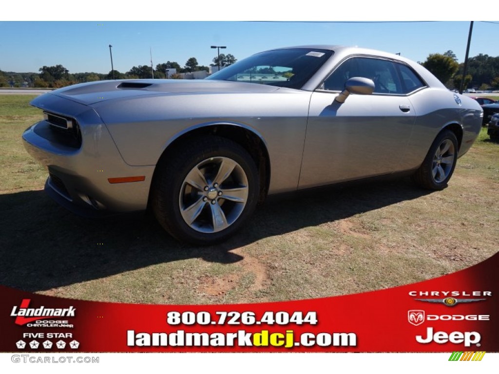 2015 Challenger SXT - Billet Silver Metallic / Black photo #1