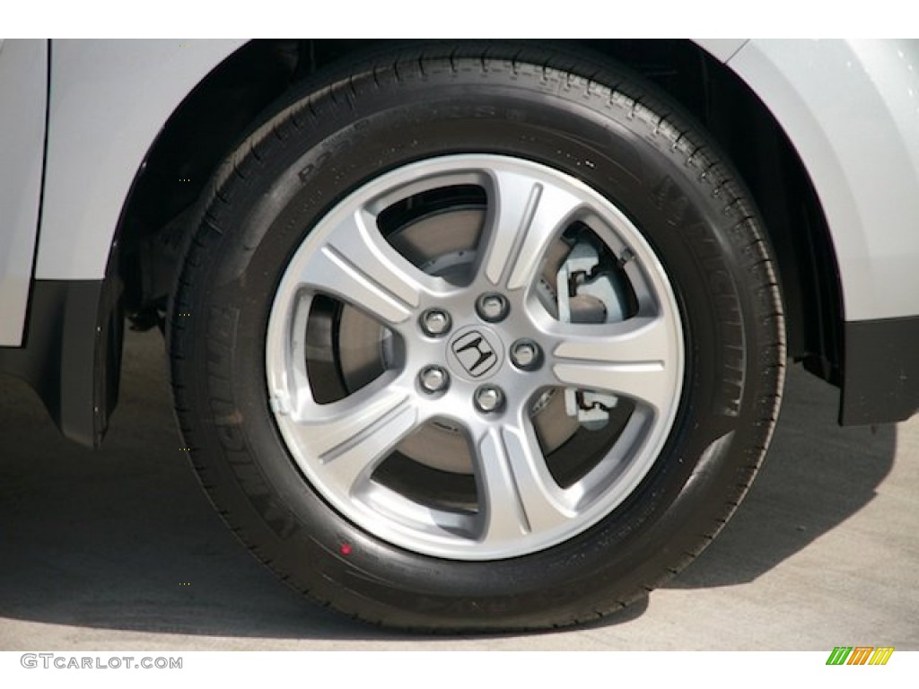 2015 Pilot EX 4WD - Alabaster Silver Metallic / Gray photo #6