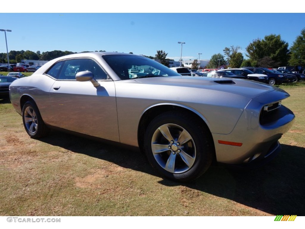 2015 Challenger SXT - Billet Silver Metallic / Black photo #4