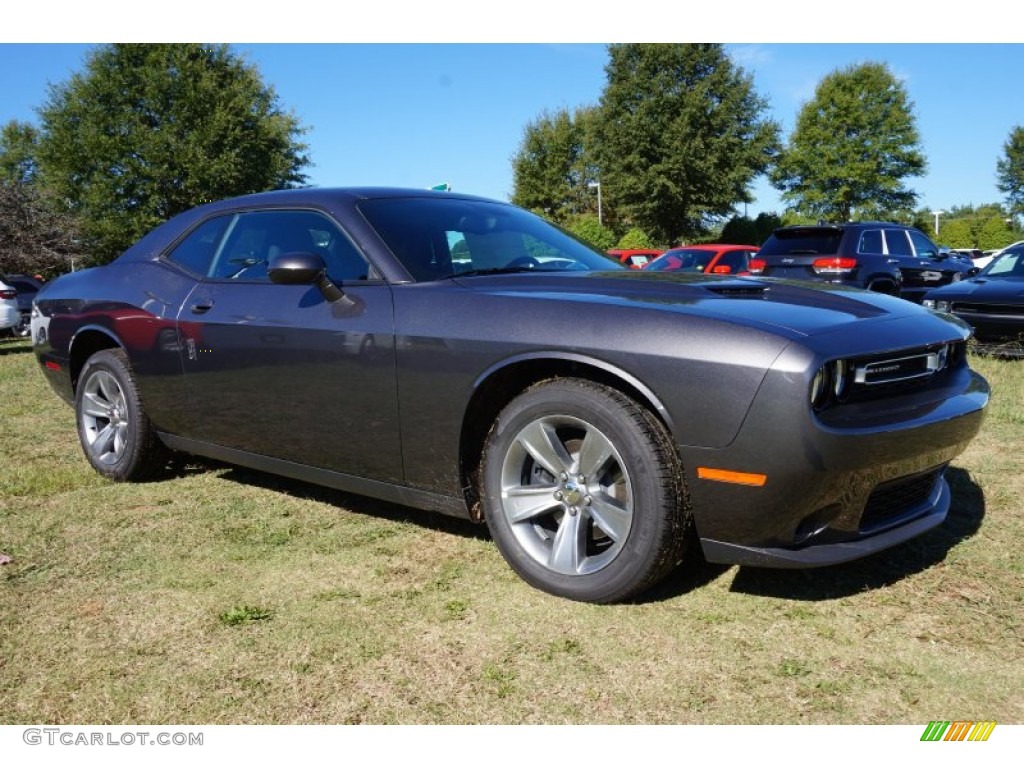 2015 Challenger SXT - Granite Crystal Metallic / Black photo #4