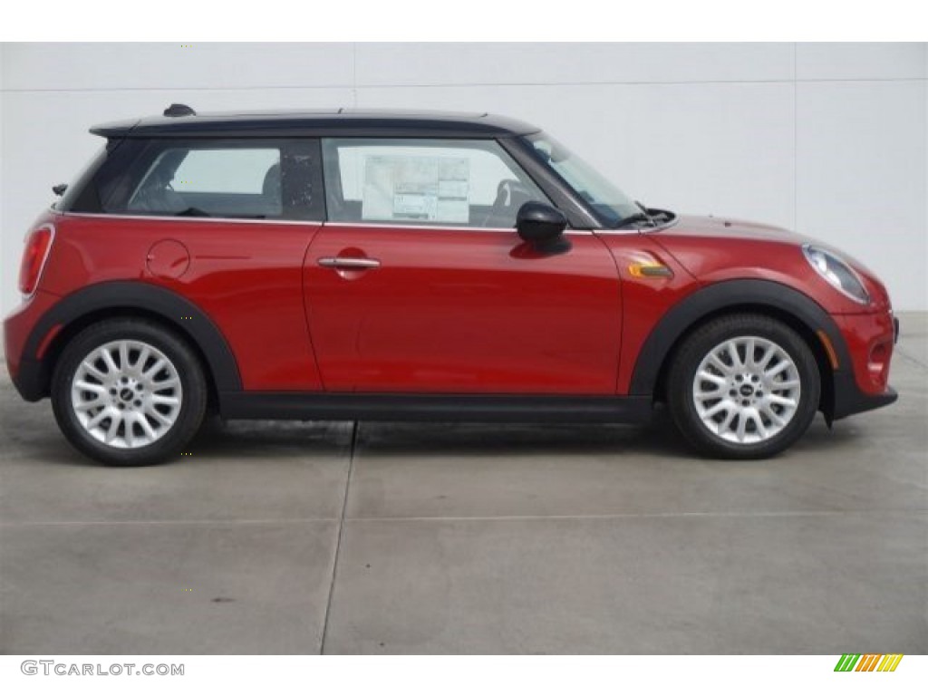 Blazing Red Metallic 2015 Mini Cooper Hardtop 2 Door Exterior Photo #98334897