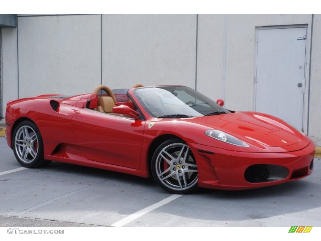 2007 F430 Spider F1 - Rosso Corsa (Red) / Cuoio photo #1