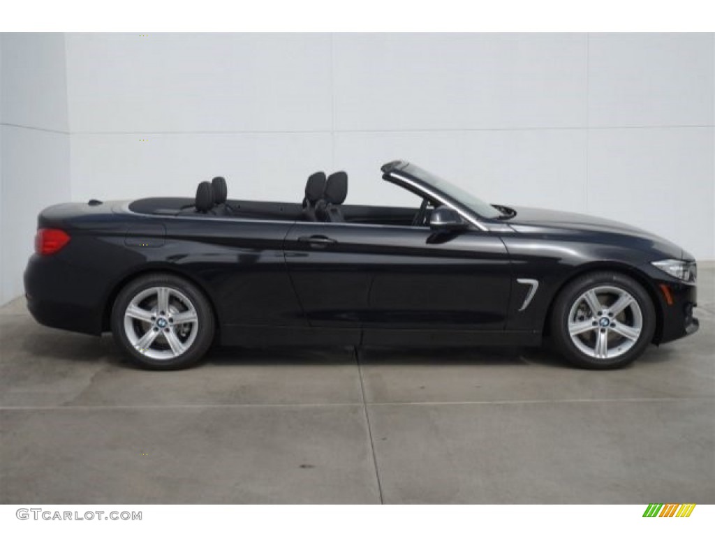 Black Sapphire Metallic 2015 BMW 4 Series 428i xDrive Convertible Exterior Photo #98335104