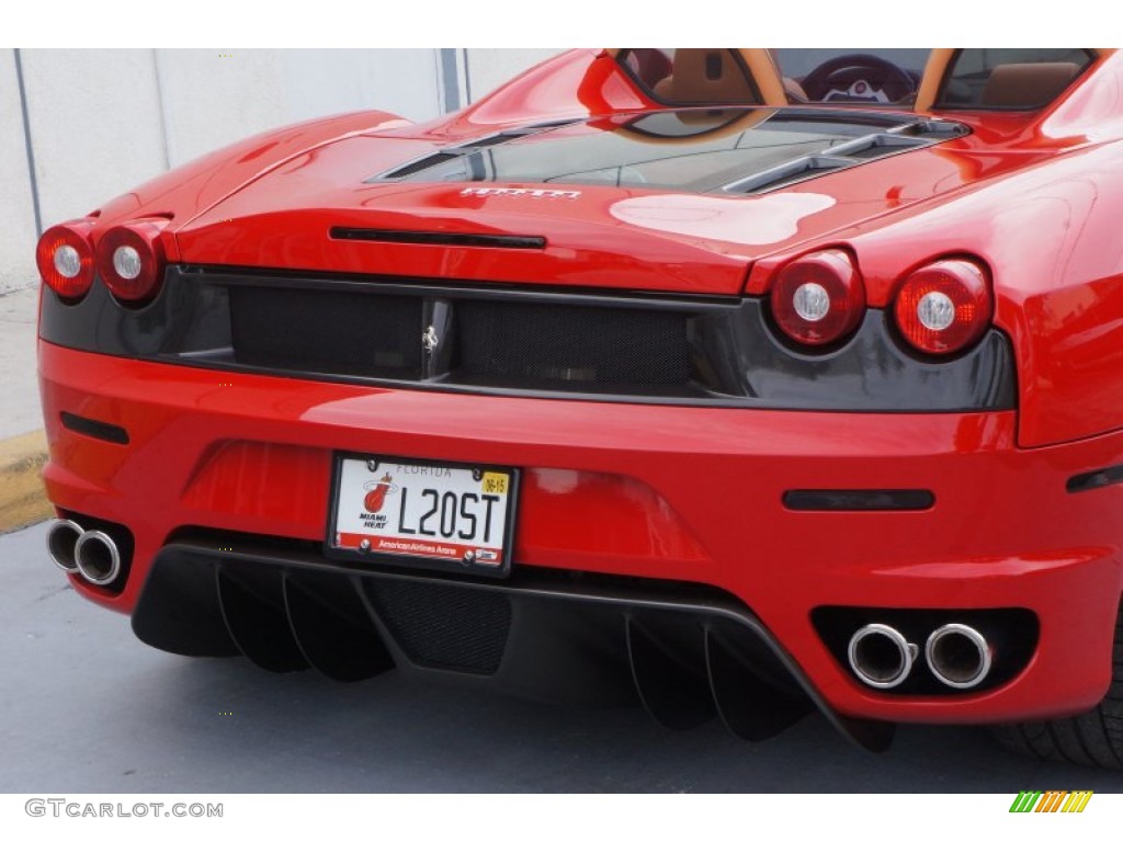 2007 F430 Spider F1 - Rosso Corsa (Red) / Cuoio photo #11