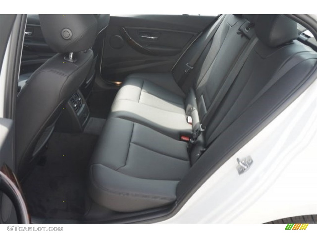 Black Interior 2015 BMW 3 Series 328d Sedan Photo #98335368