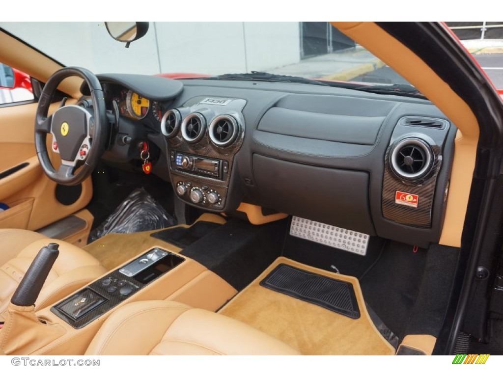 2007 Ferrari F430 Spider F1 Cuoio Dashboard Photo #98335698