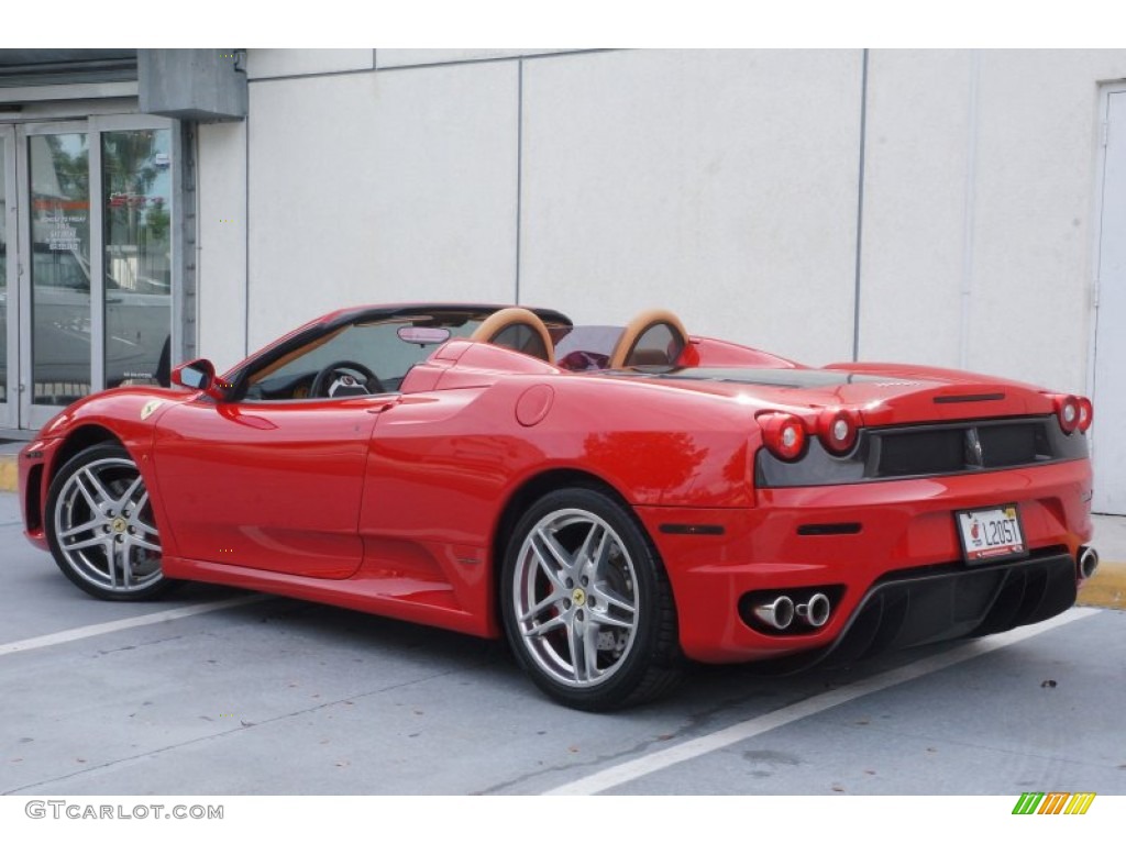 2007 F430 Spider F1 - Rosso Corsa (Red) / Cuoio photo #46