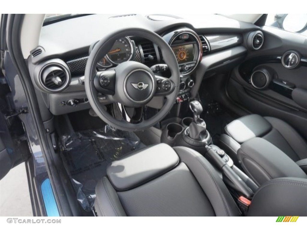 Carbon Black Interior 2015 Mini Cooper S Hardtop 2 Door Photo #98336326