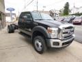 2015 Black Ford F550 Super Duty XL Super Cab 4x4 Chassis  photo #3