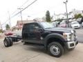 2015 Black Ford F550 Super Duty XL Super Cab 4x4 Chassis  photo #4