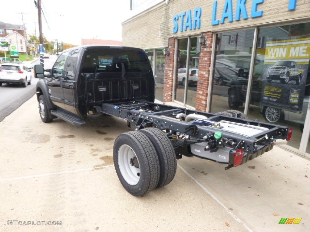 2015 F550 Super Duty XL Super Cab 4x4 Chassis - Black / Steel photo #6