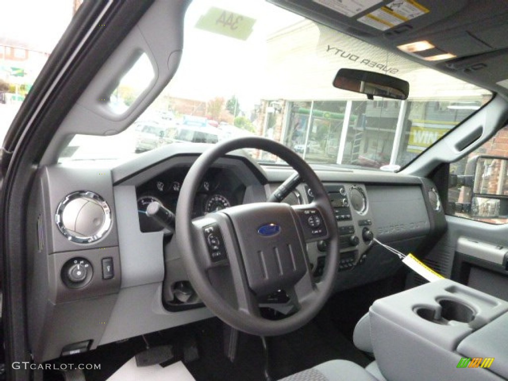 2015 F550 Super Duty XL Super Cab 4x4 Chassis - Black / Steel photo #12