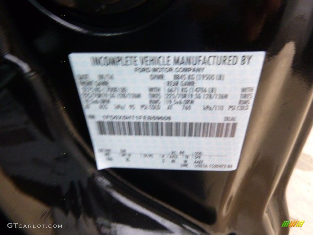 2015 F550 Super Duty XL Super Cab 4x4 Chassis - Black / Steel photo #20