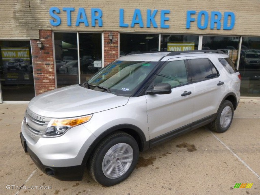 2015 Explorer 4WD - Ingot Silver / Medium Light Stone photo #1