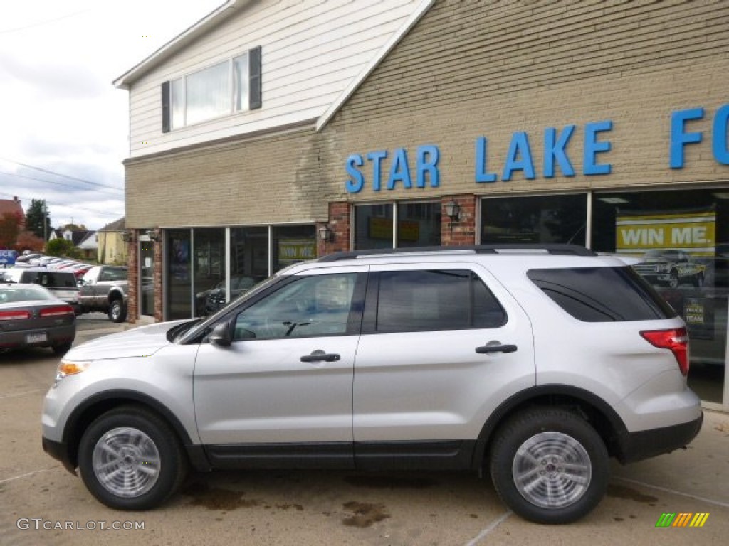 2015 Explorer 4WD - Ingot Silver / Medium Light Stone photo #8